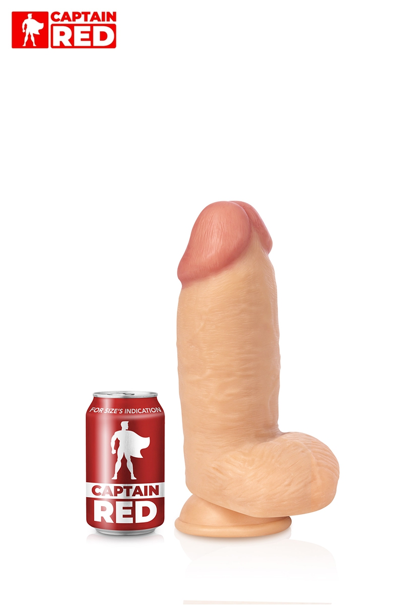 Gode XXL Colossus 26 x 7,5 cm - Captain Red 3 Gode XXL Colossus 26 x 7,5 cm - Captain Red – Image 3