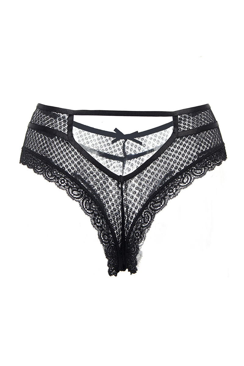 Tanga noir dentelle - Paris Hollywood 3 Tanga noir dentelle - Paris Hollywood – Image 3