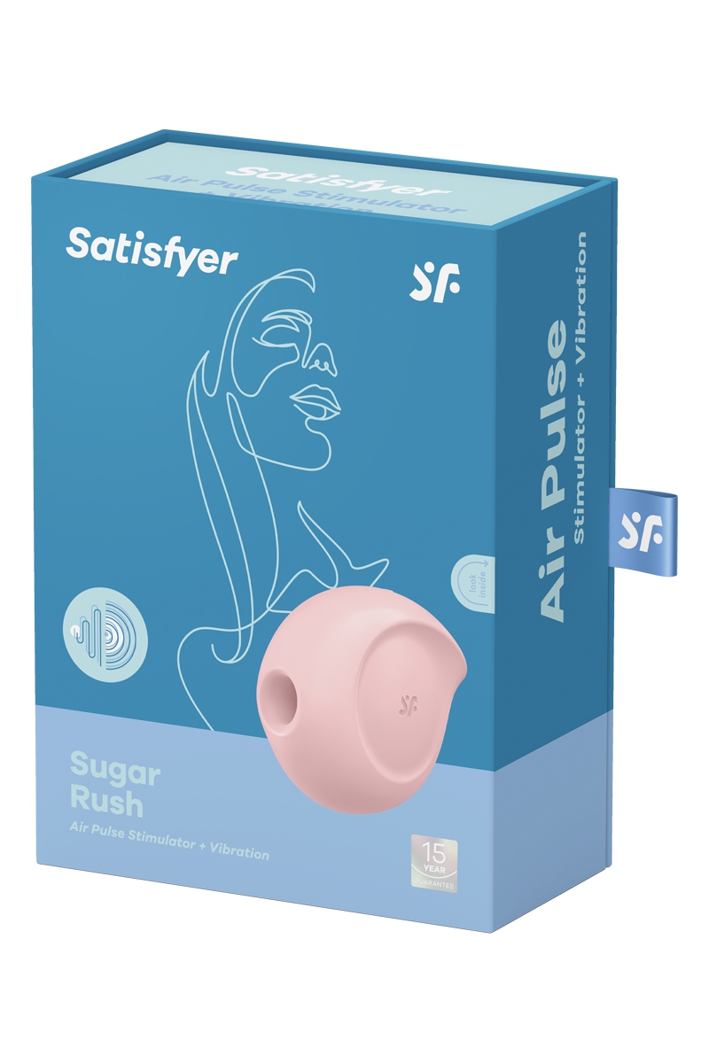 Double stimulateur Sugar Rush rose - Satisfyer 3 Double stimulateur Sugar Rush rose - Satisfyer – Image 3