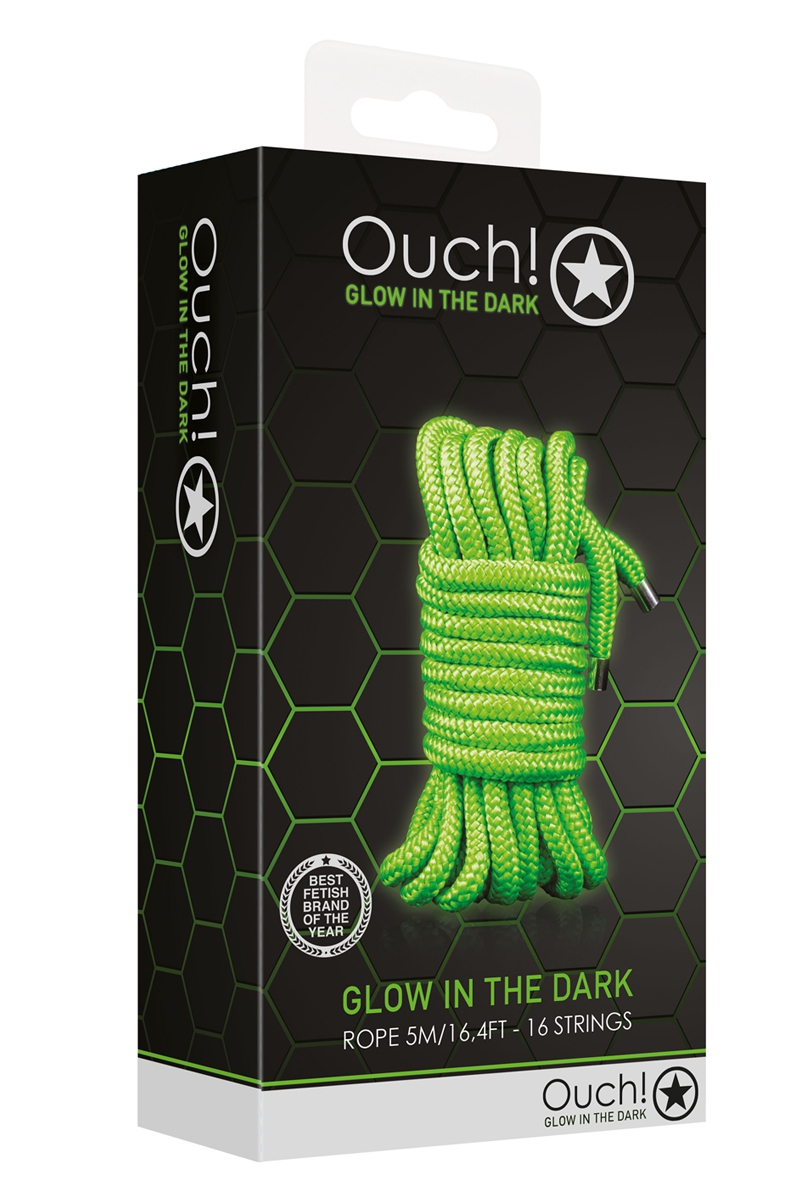 Corde de bondage phosphorescente 5m - Ouch 3 Corde de bondage phosphorescente 5m - Ouch – Image 3