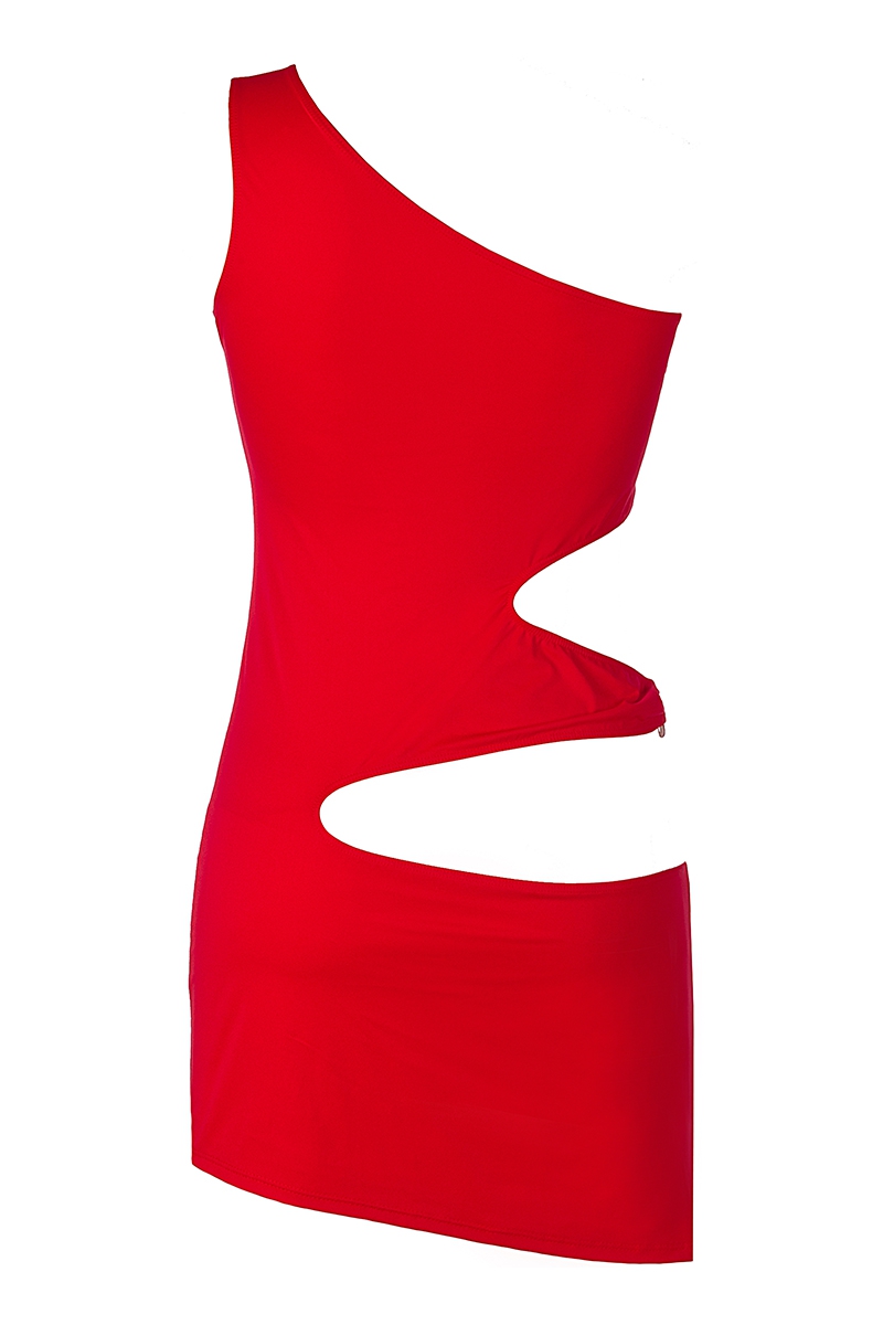 Robe rouge V-9249 - Axami 3 Robe rouge V-9249 - Axami – Image 3