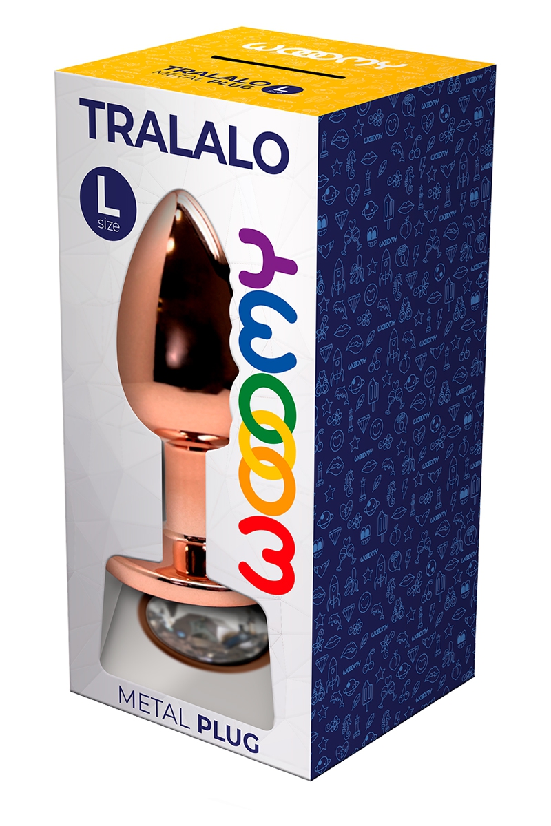 Plug bijou Tralalo transparent L - Wooomy 3 Plug bijou Tralalo transparent L - Wooomy – Image 3