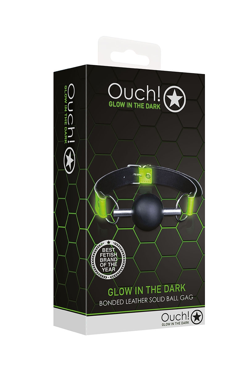 Baillon boule phosphorescent - Ouch 3 Baillon boule phosphorescent - Ouch – Image 3