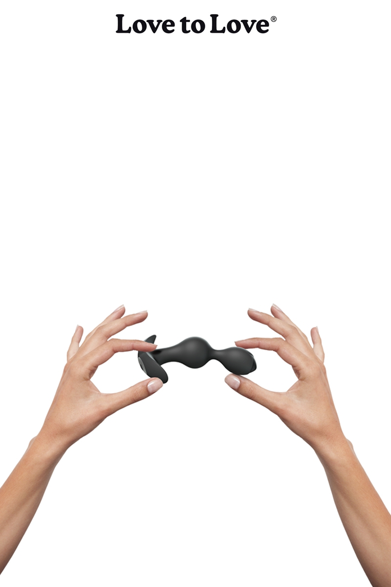 Plug anal vibrant Twinny Bud noir 4 Plug anal vibrant Twinny Bud noir – Image 4