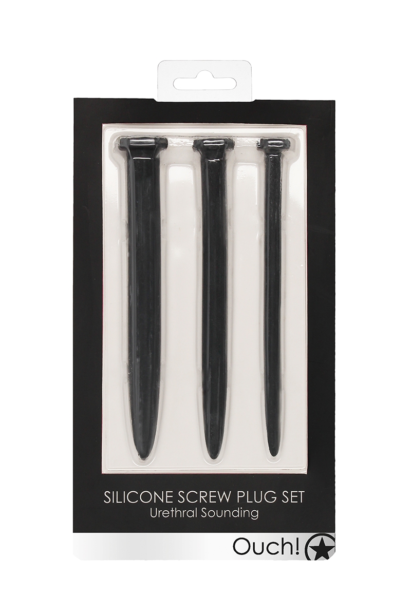Set de 3 plugs urétraux Grands clous - Ouch! 4 Set de 3 plugs urétraux Grands clous - Ouch! – Image 4