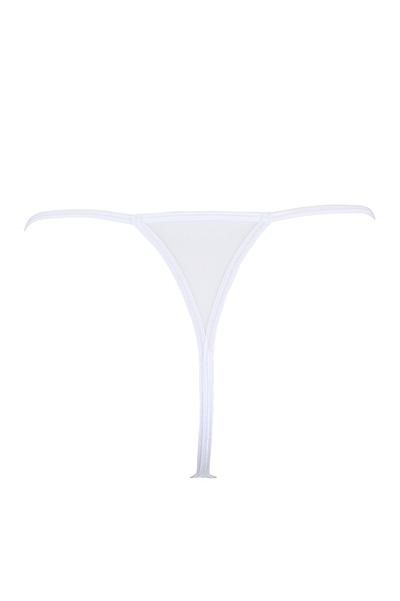 String blanc à clous dorés V-9798 - Axami 4 String blanc à clous dorés V-9798 - Axami – Image 4