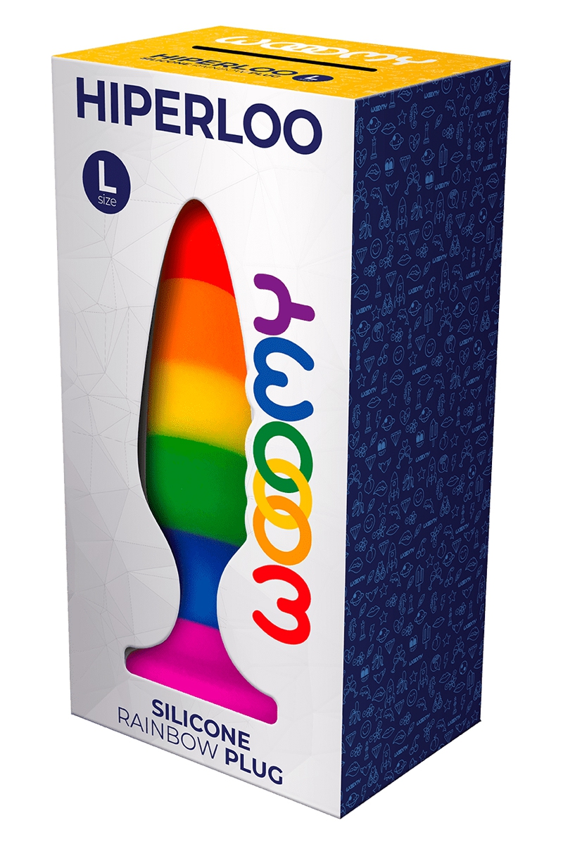 Plug arc en ciel Hiperloo L - Wooomy 4 Plug arc en ciel Hiperloo L - Wooomy – Image 4