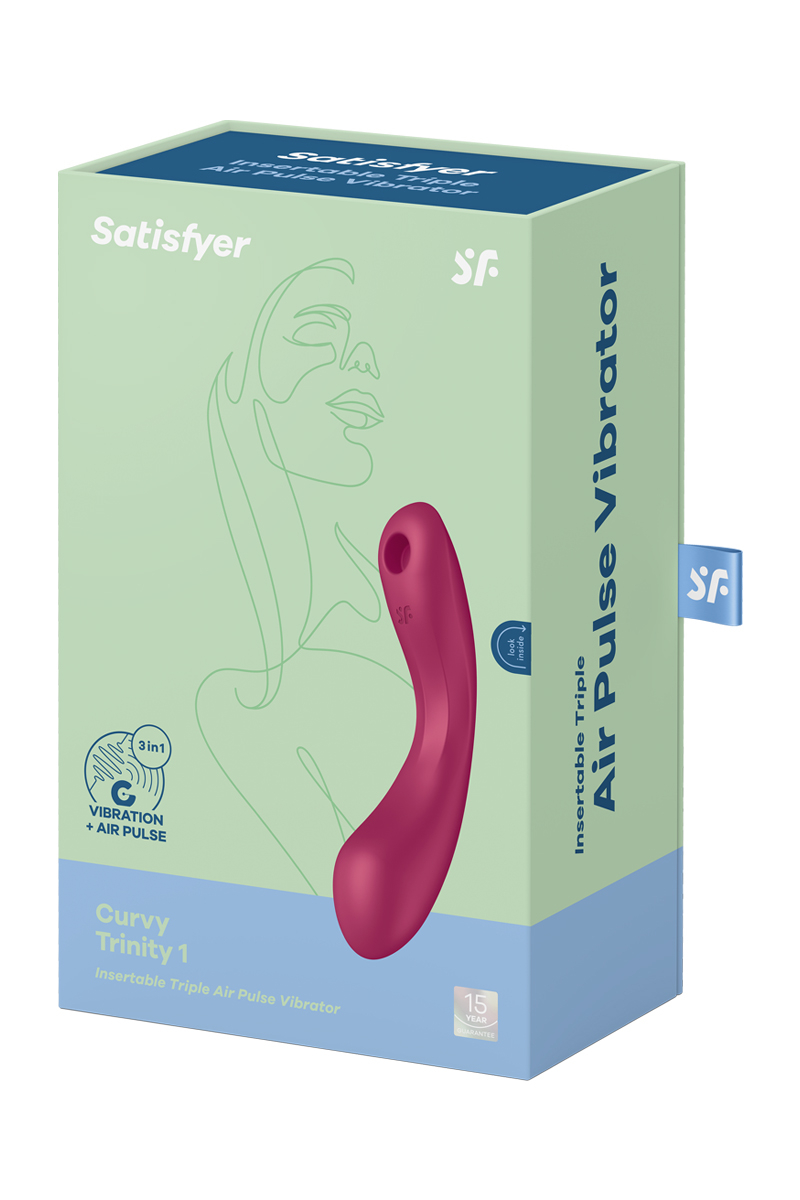 Stimulateur Curvy Trinity 1 bordeaux - Satisfyer 4 Stimulateur Curvy Trinity 1 bordeaux - Satisfyer – Image 4