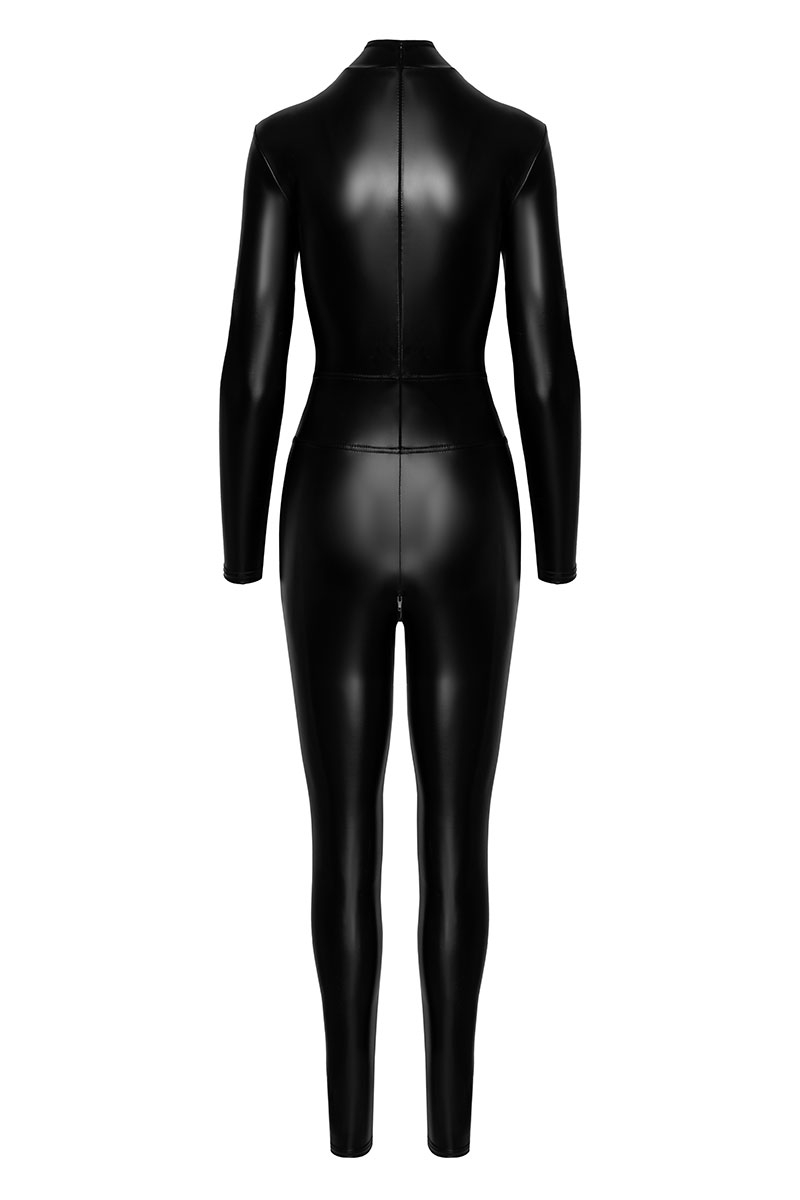 Combinaison intégrale Caged avec anneaux F319 wetlook 4 Combinaison intégrale Caged avec anneaux F319 wetlook – Image 4