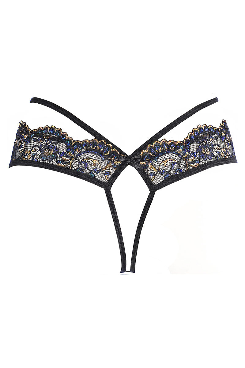 String dentelle Noir V-10368 - Axami 4 String dentelle Noir V-10368 - Axami – Image 4