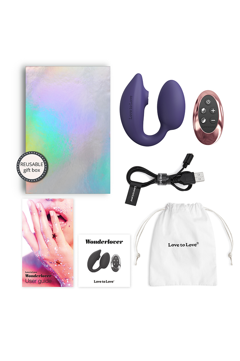 Double stimulateur Wonderlover violet - Love to Love 4 Double stimulateur Wonderlover violet - Love to Love – Image 4
