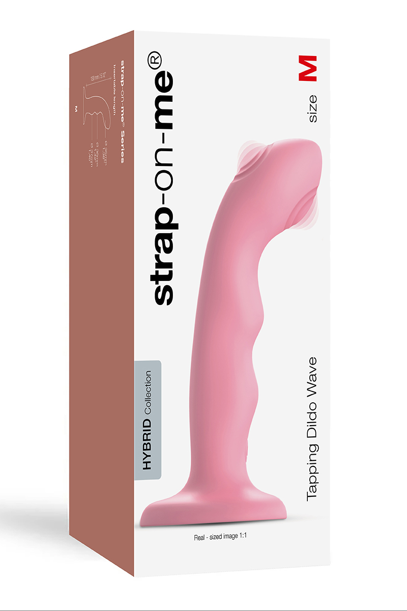 Vibro Tapping dildo wave rose - Strap on Me 4 Vibro Tapping dildo wave rose - Strap on Me – Image 4