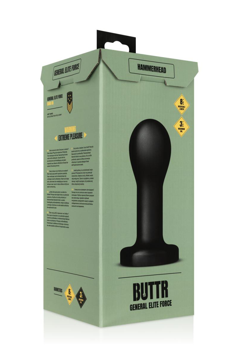 Plug anal Hammerhead 20,5 x 8,5 cm - Buttr 4 Plug anal Hammerhead 20,5 x 8,5 cm - Buttr – Image 4