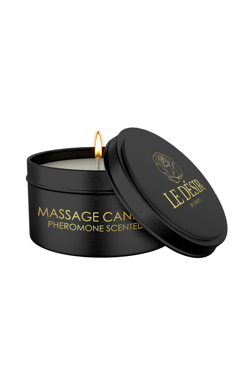Bougie de massage érotique parfum phéromones 100g - Le Désir 1 Bougie de massage érotique parfum phéromones 100g - Le Désir