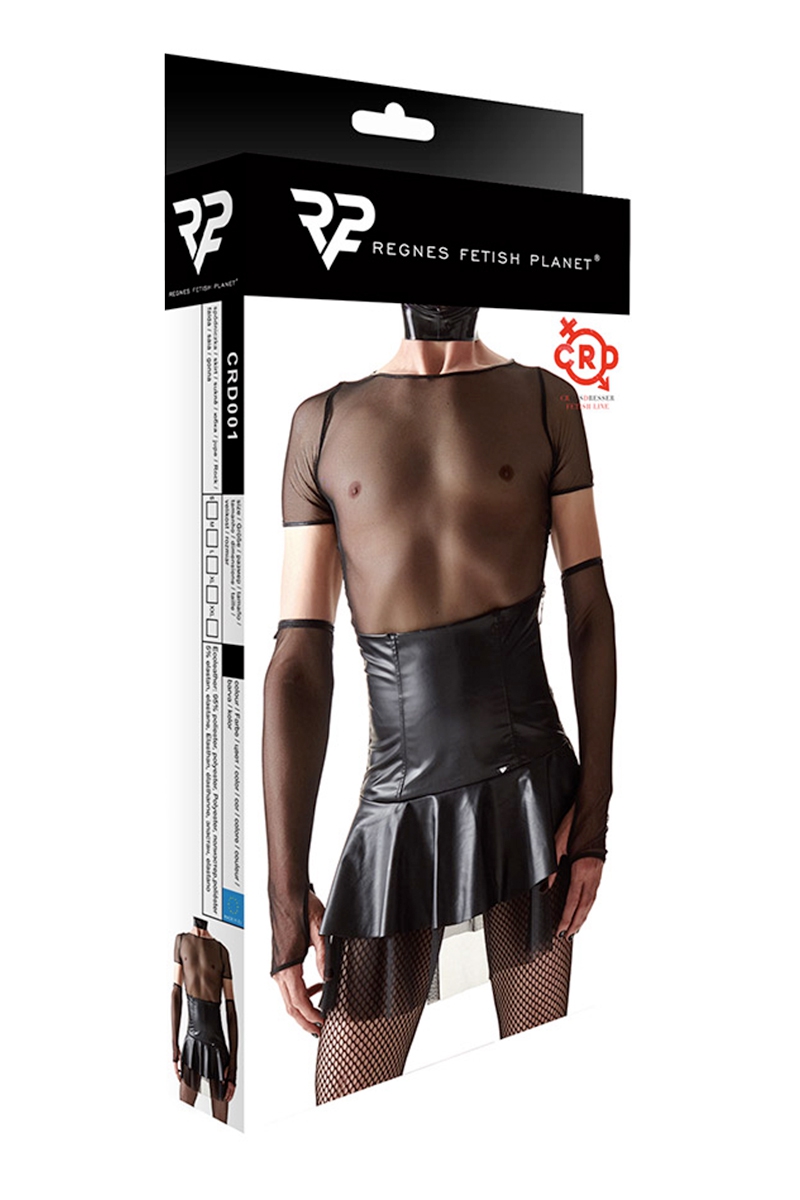 Jupe noire taille haute - Regnes 4 Jupe noire taille haute - Regnes – Image 4