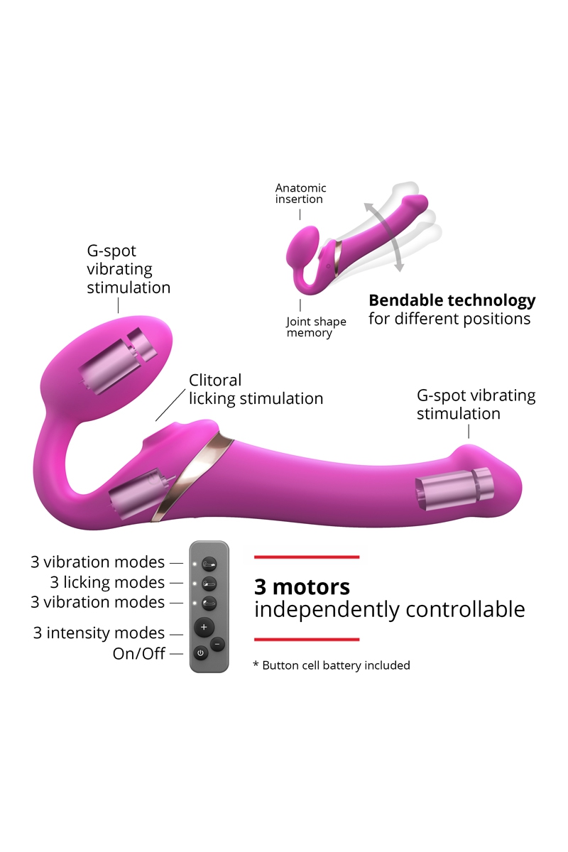 Strap-on-me Multi Orgasm Fuchsia M 2 Strap-on-me Multi Orgasm Fuchsia M – Image 2