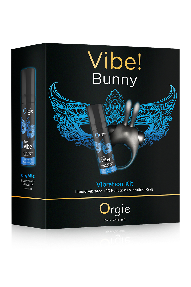 Kit plaisir vibrant Vibe! Bunny - Orgie 1 Kit plaisir vibrant Vibe! Bunny - Orgie