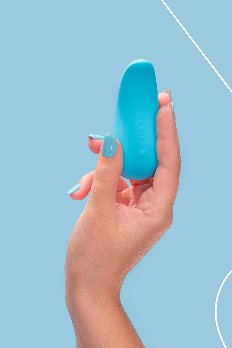 Mini vibro rechargeable ThrillLeaf bleu - FairyGasm 2 Mini vibro rechargeable ThrillLeaf bleu - FairyGasm – Image 2