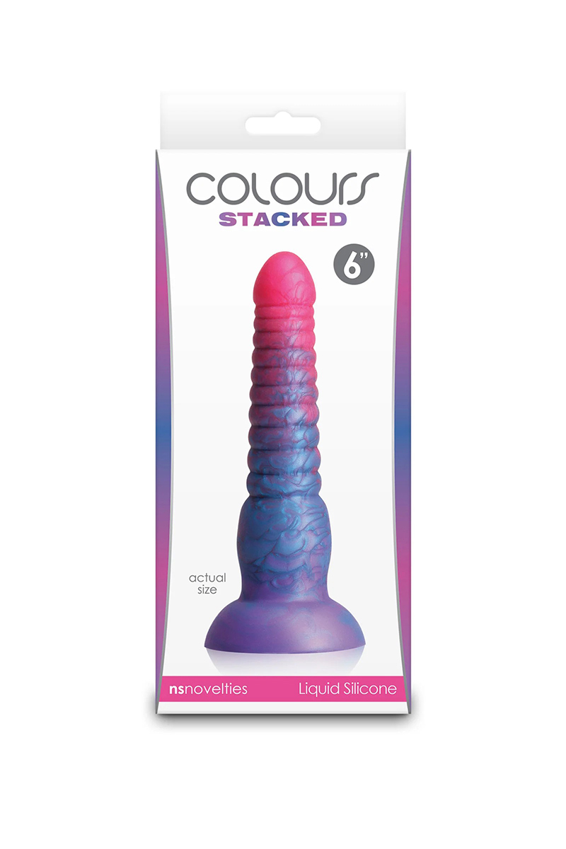 Gode Blue Stacked 16 x 3,9 cm - NS Novelties 2 Gode Blue Stacked 16 x 3,9 cm - NS Novelties – Image 2