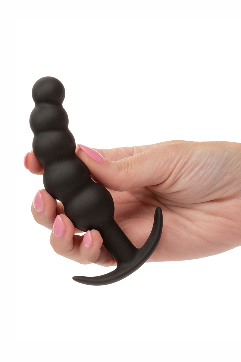 Plug anal Vibrant avec 5 perles - Calexotics 2 Plug anal Vibrant avec 5 perles - Calexotics – Image 2