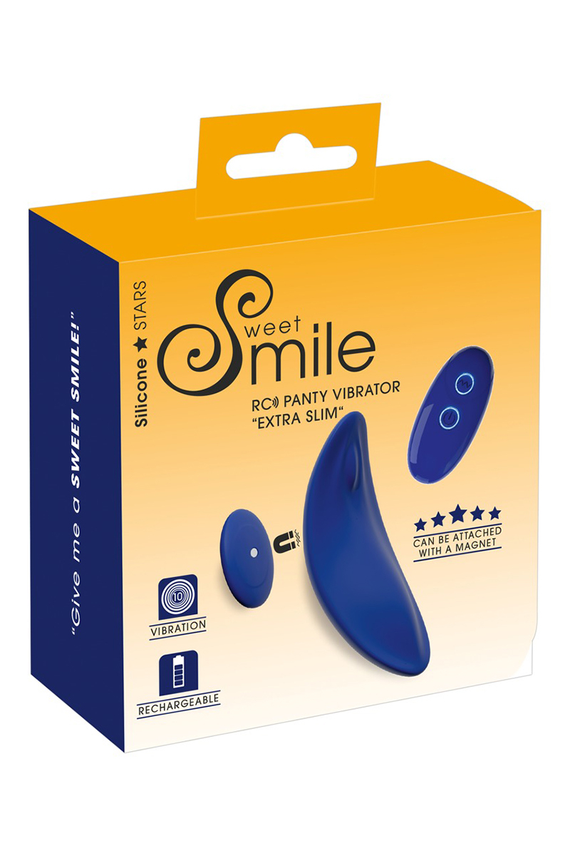 Culotte vibrante télécommandée ultra fine - Sweet Smile 4 Culotte vibrante télécommandée ultra fine - Sweet Smile – Image 4