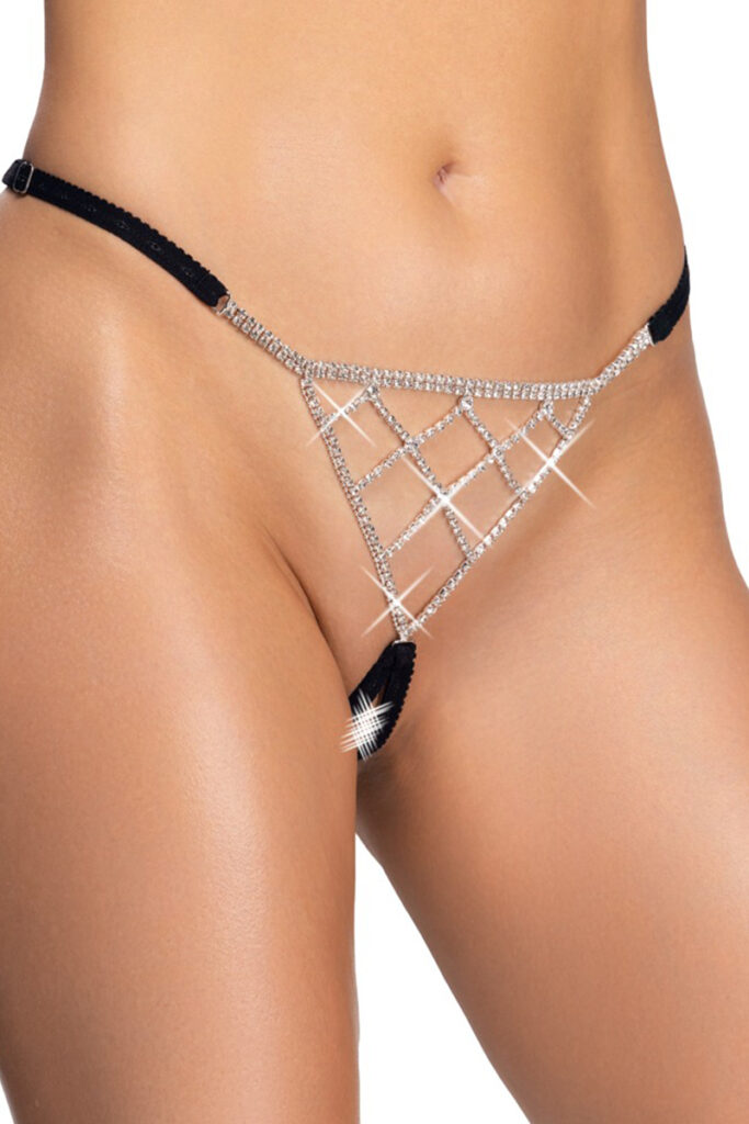 String ouvert strass - Cotelli Lingerie