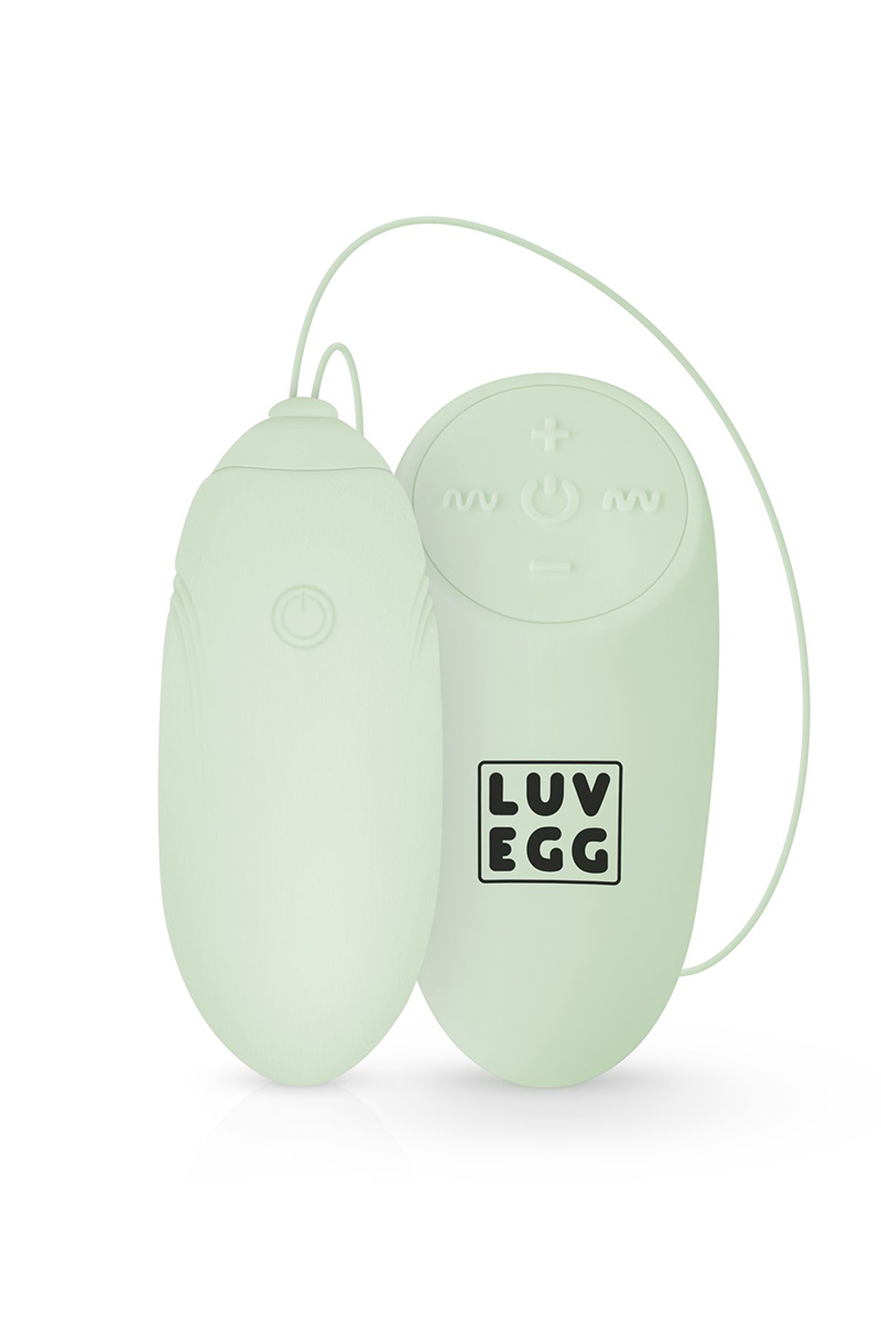 Oeuf vibrant télécommandé vert - LUV EGG 1 Oeuf vibrant télécommandé vert - LUV EGG
