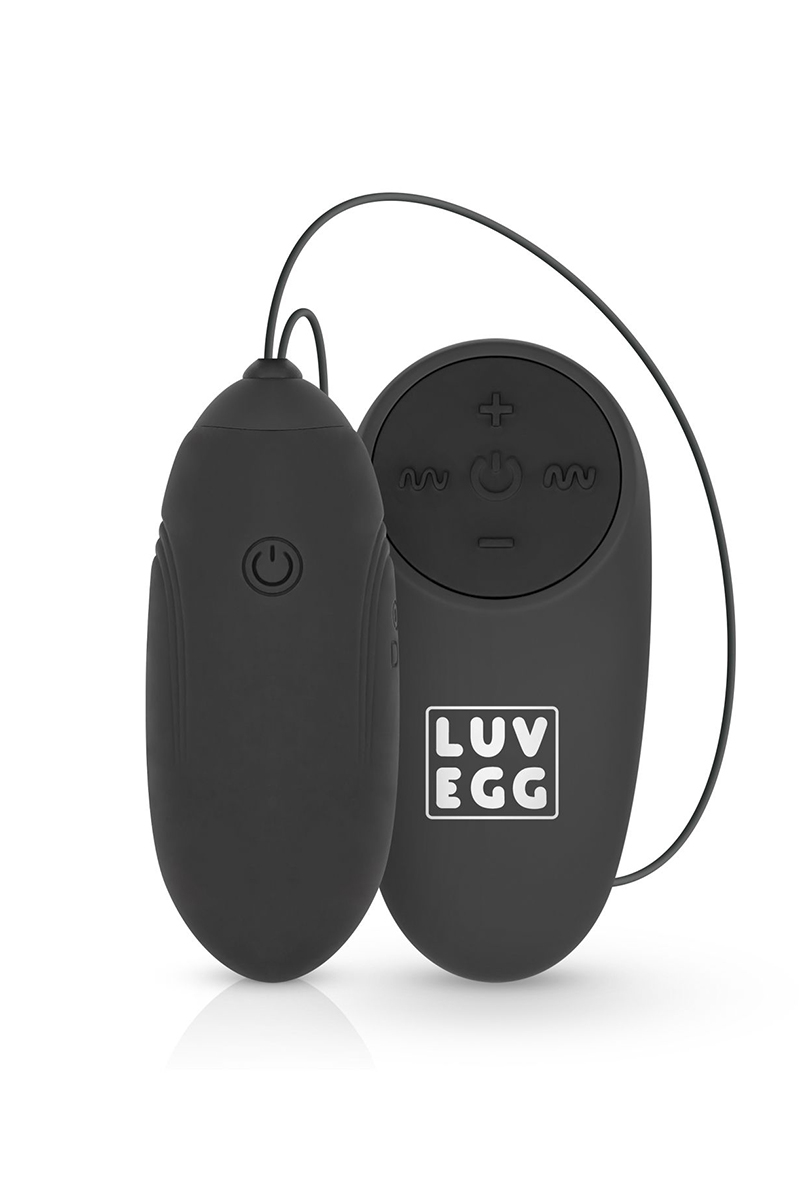 Oeuf vibrant télécommandé noir - LUV EGG 1 Oeuf vibrant télécommandé noir - LUV EGG
