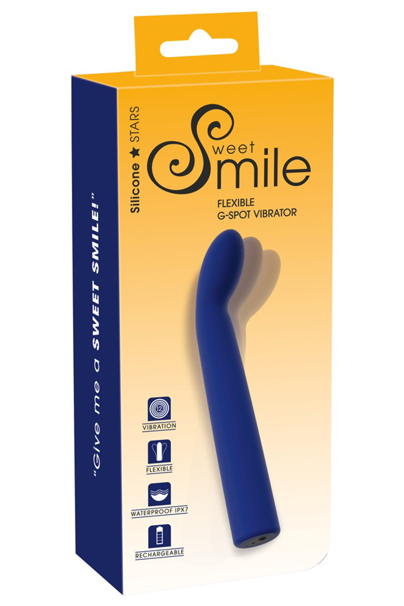 Vibro point G flexible 18,6 x 2,5 cm - Sweet Smile 4 Vibro point G flexible 18,6 x 2,5 cm - Sweet Smile – Image 4