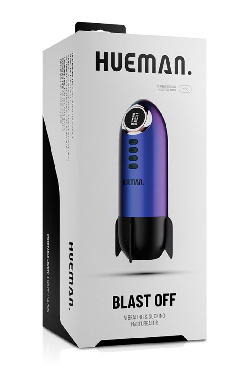 Masturbateur à aspiration et vibrations Rocket - Hueman 4 Masturbateur à aspiration et vibrations Rocket - Hueman – Image 4