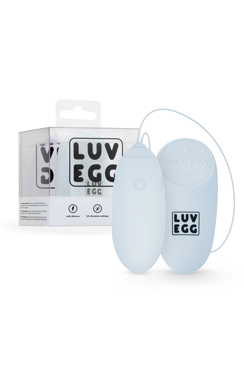 Oeuf vibrant télécommandé bleu - LUV EGG 4 Oeuf vibrant télécommandé bleu - LUV EGG – Image 4